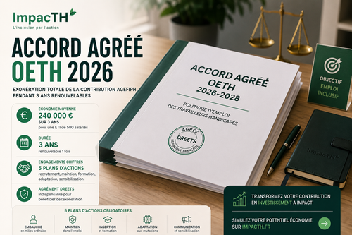 Accord agréé OETH 2026 : négocier et obtenir l'agrément DREETS