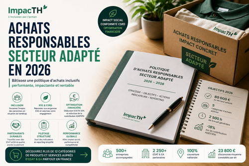 Achats responsables au secteur adapté 2026 : guide complet