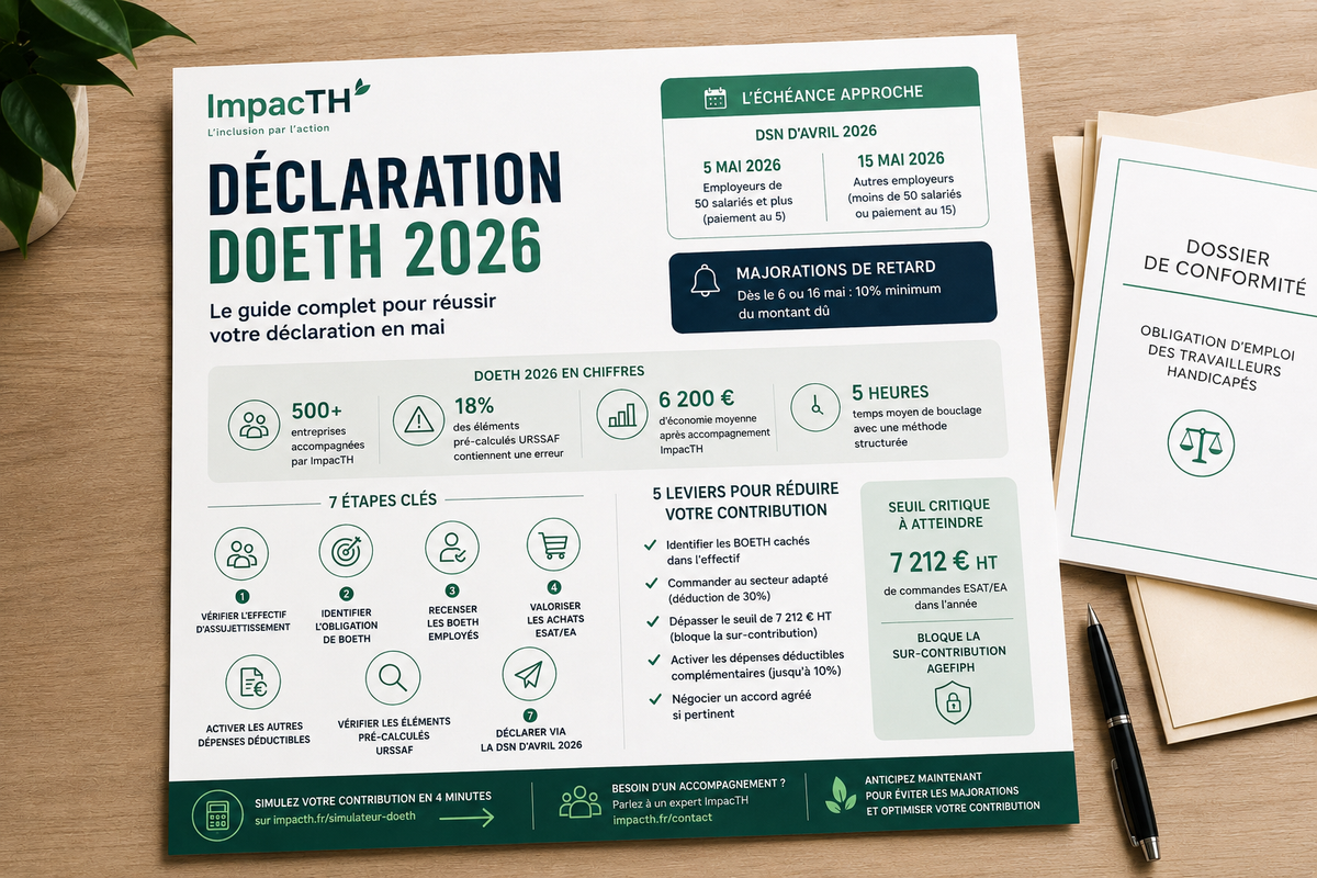Déclaration DOETH 2026 : guide étape par étape pour mai