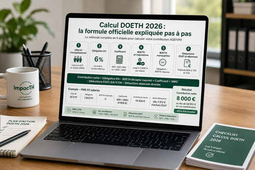 Calcul DOETH 2026 : formule officielle expliquée pas à pas