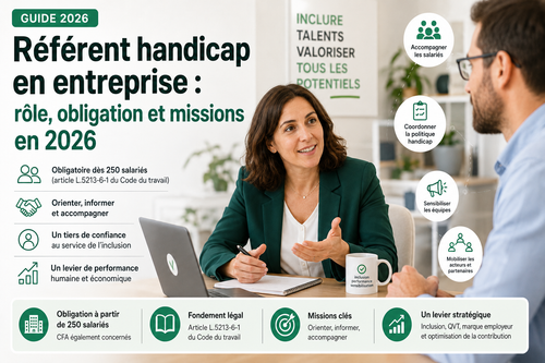 Référent handicap en entreprise : rôle et obligation 2026