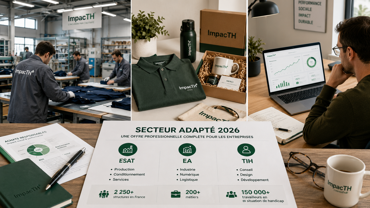 Secteur adapté 2026 : travailler avec un ESAT, une EA ou un TIH