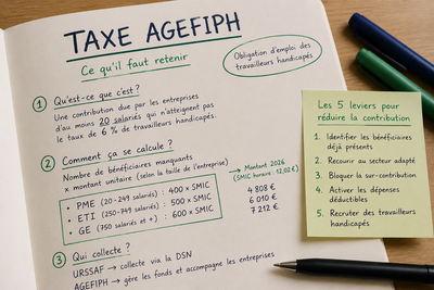 Taxe AGEFIPH : définition, calcul et fonctionnement