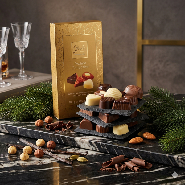 Ballotin de Chocolats Belges 100g – assortiment de pralines