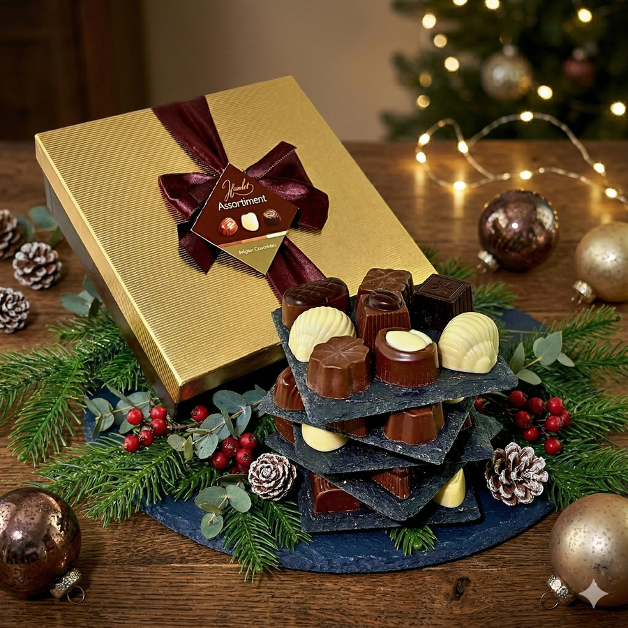 Ballotin de Chocolats Belges 500g – assortiment de pralines