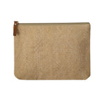 Trousse zip jute