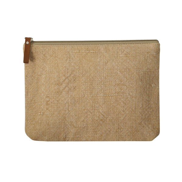 Trousse zip jute