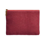 Trousse zip jute