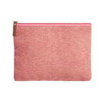 Trousse zip jute