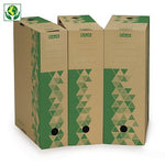 Boîte-archives brune recyclée