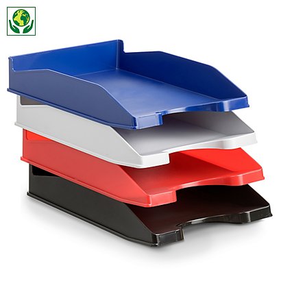 Corbeille à courrier recyclée opaque