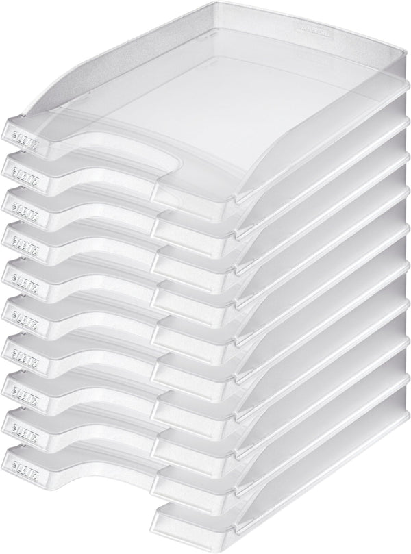 Corbeille à courrier transparent LEITZ