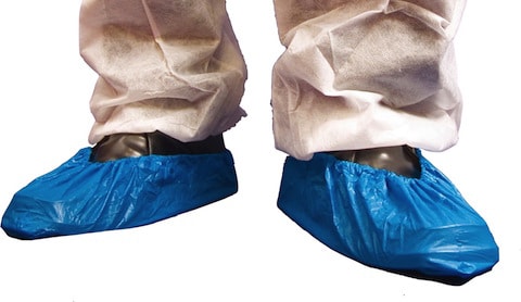 Couvre-chaussures non tissé bleu