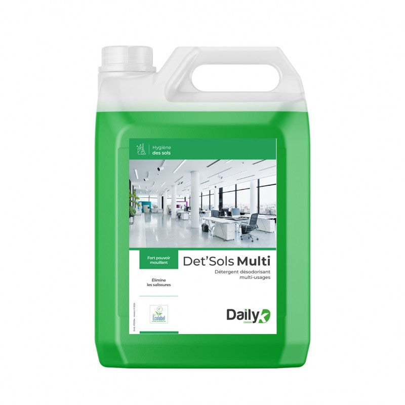 Det'Sols Multi Ecolabel – Détergent Désodorisant Multi-Usages