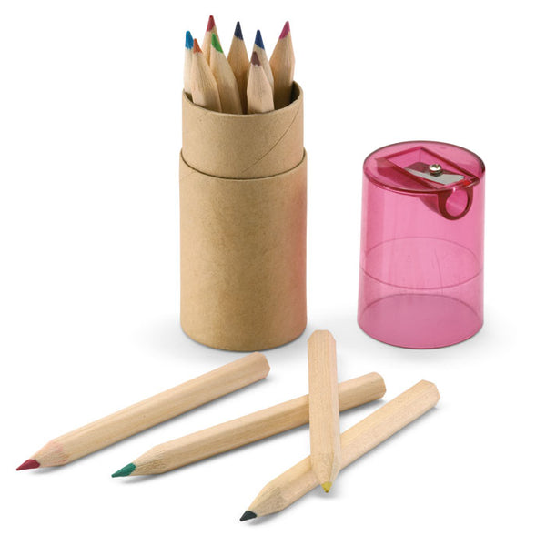 Tube 12 crayons de couleur