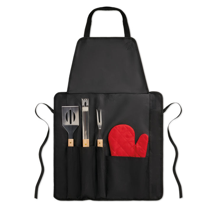 Tablier gants et outils BBQ
