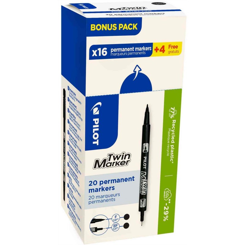 Marqueur permanent Twin Marker PILOT