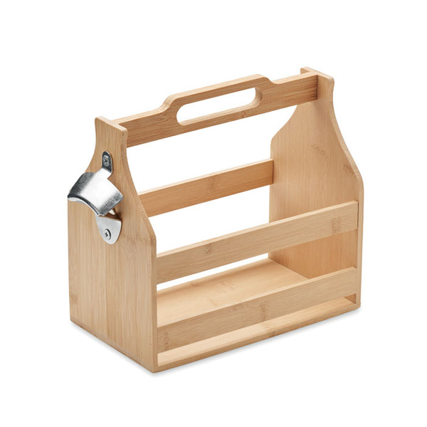 Caisse à bouteilles en bambou