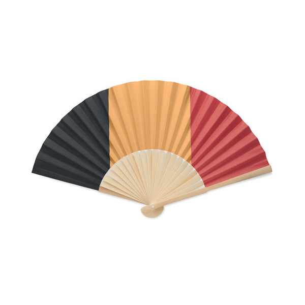 Eventail à motif de drapeau
