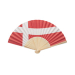 Eventail à motif de drapeau