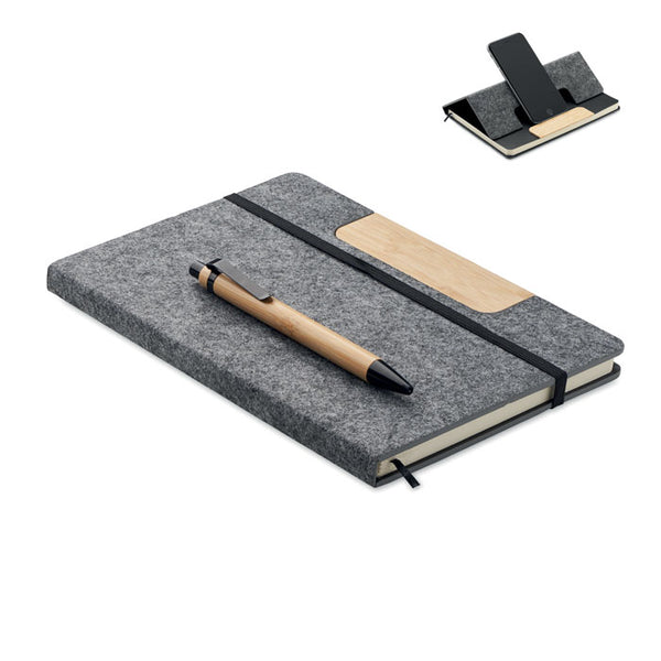 Carnet A5 RPET et stylo