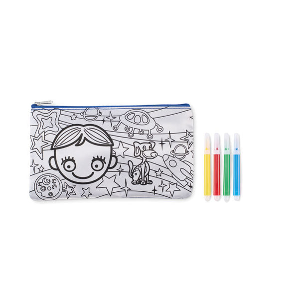 Trousse à crayons avec feutres
