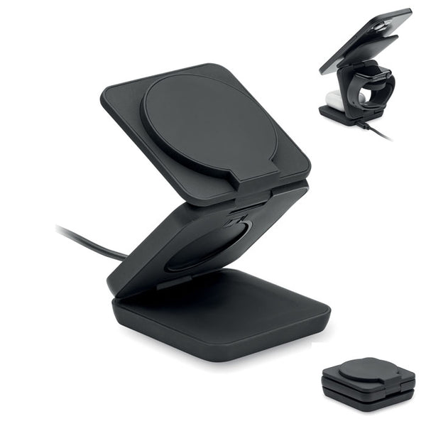 Station de charge pliable 3en1