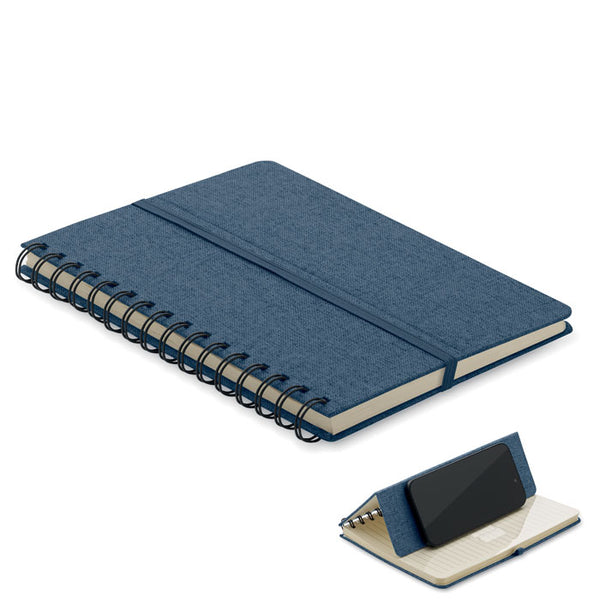 Cahier A5 support de téléphone