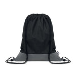 Sac à cordon en PU RPET 2 tons