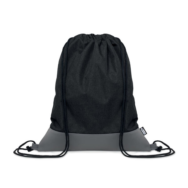 Sac à cordon en PU RPET 2 tons