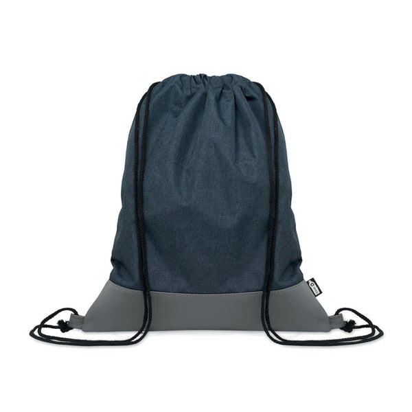 Sac à cordon en PU RPET 2 tons