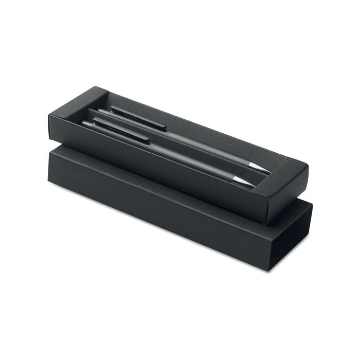 Set de stylos en alu. recyclé