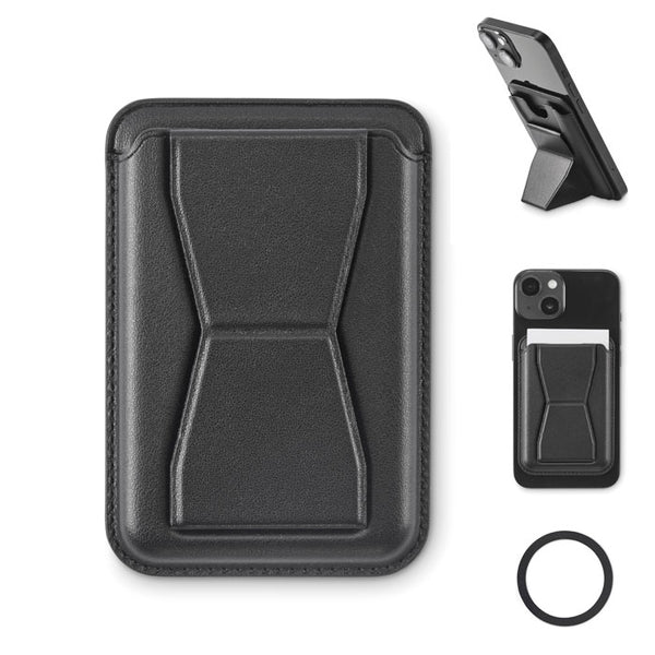 Porte-cartes magnétique en PU