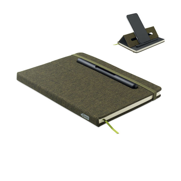 Cahier A5 support de téléphone