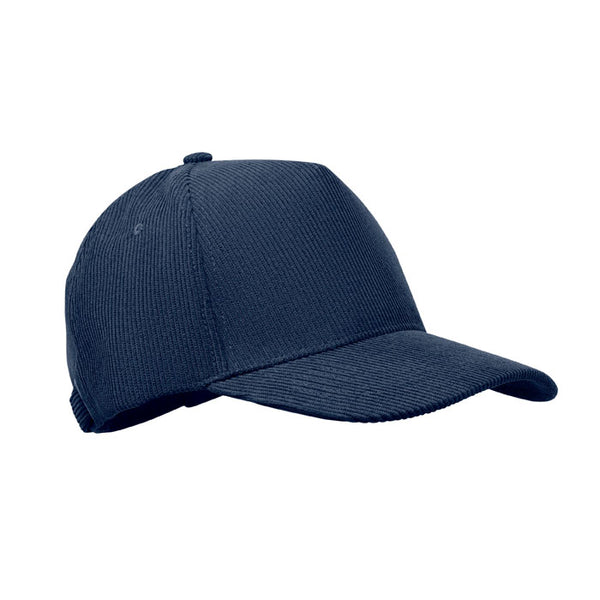 Casquette 5 pans en velours
