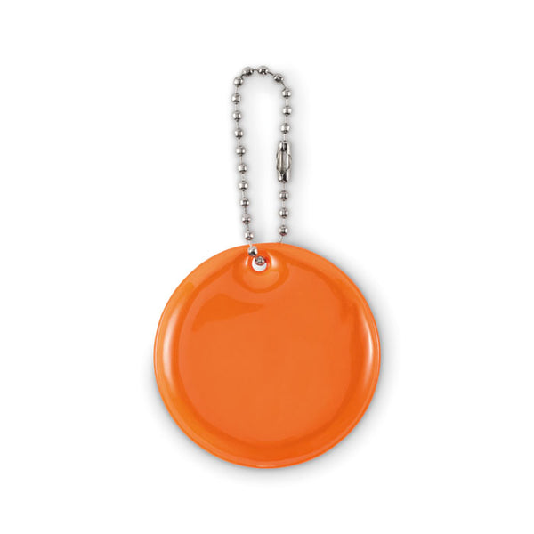 Porte-clés rond réfléchissant