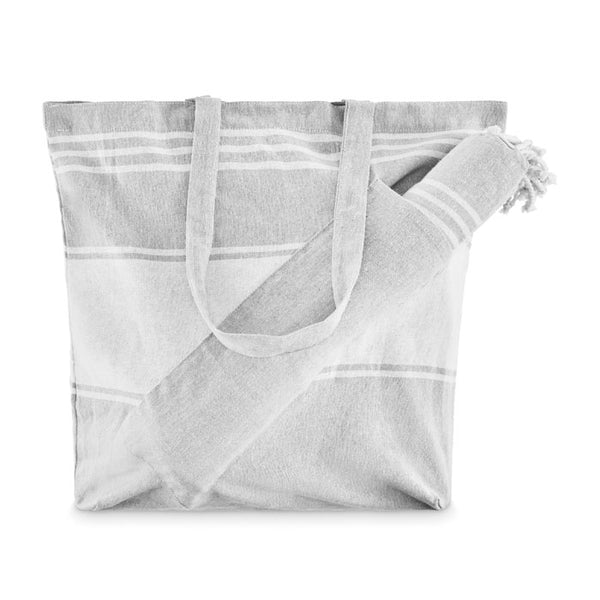 Sac de plage avec serviette