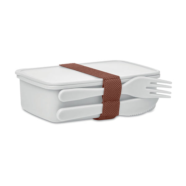 Boîte à lunch avec couverts
