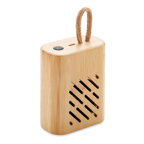 Haut-parleur sans fil bambou 3W