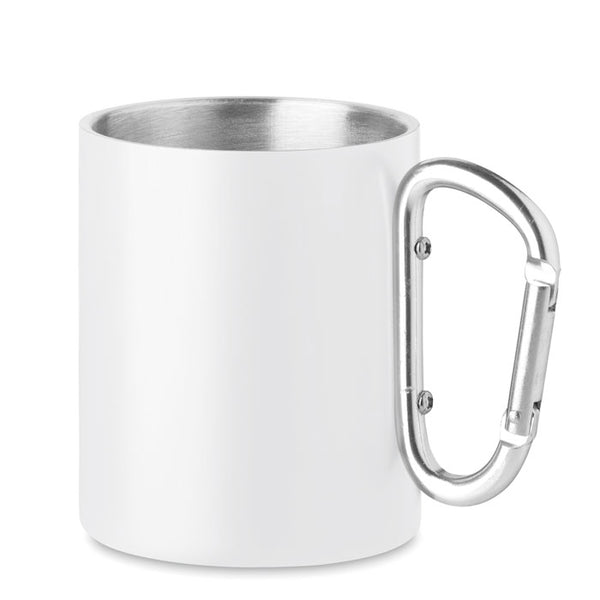 Mug en métal anse mousqueton