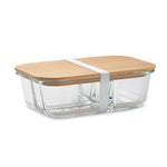 Lunchbox en verre et bambou