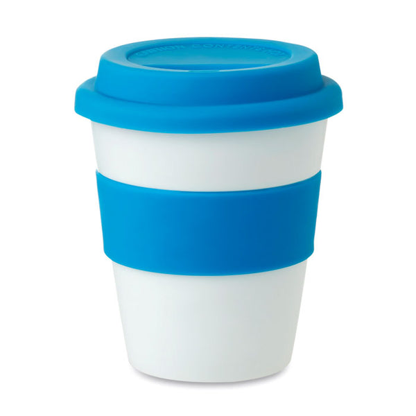 Gobelet PP, couvercle silicone