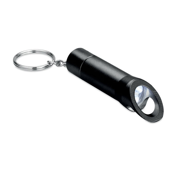 Lampe torche porte-clés en mét