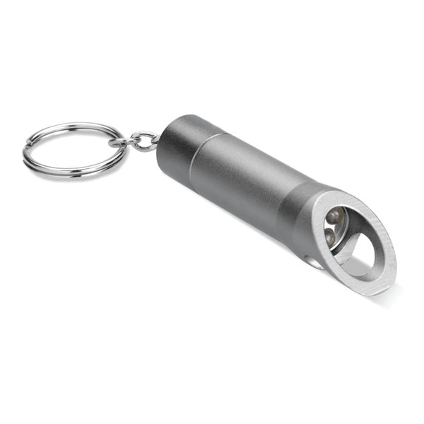 Lampe torche porte-clés en mét