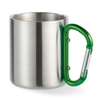 Mug acier et anse mousqueton
