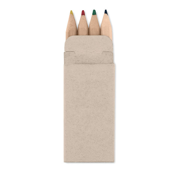 4 coloured pencils