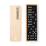 Jeu de domino dans une boite