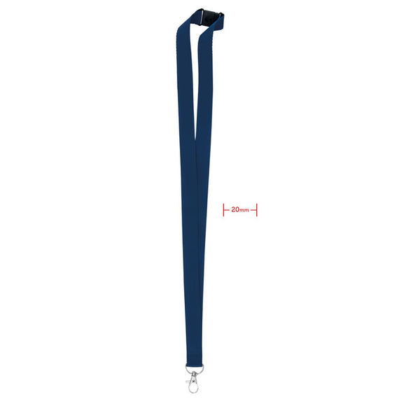 Lanyard crochet métal 20mm
