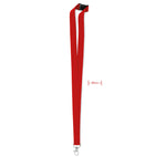 Lanyard crochet métal 20mm