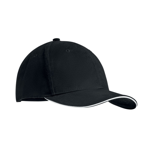 Casquette 6 panneaux 270 gr/m